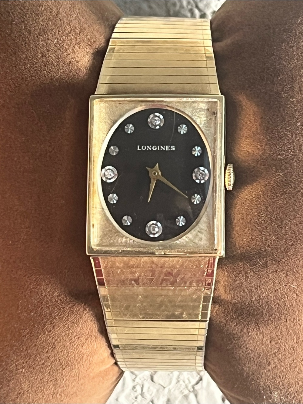 Longines 3007-528 Tuxedo Diamond Dial Watch – Cal. 528 – 10K Gold Filled men’s w